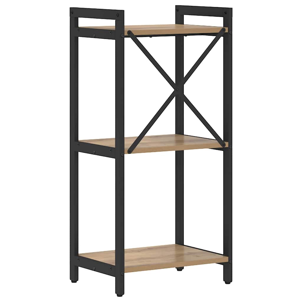 Bookcase Artisan oak 40 x 30 x 83 cm Engineered wood